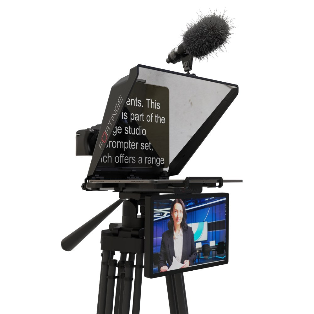 Set Teleprompter per Tablet Fortinge Noa III fino a 13 Pollici con Hand Controller BT1