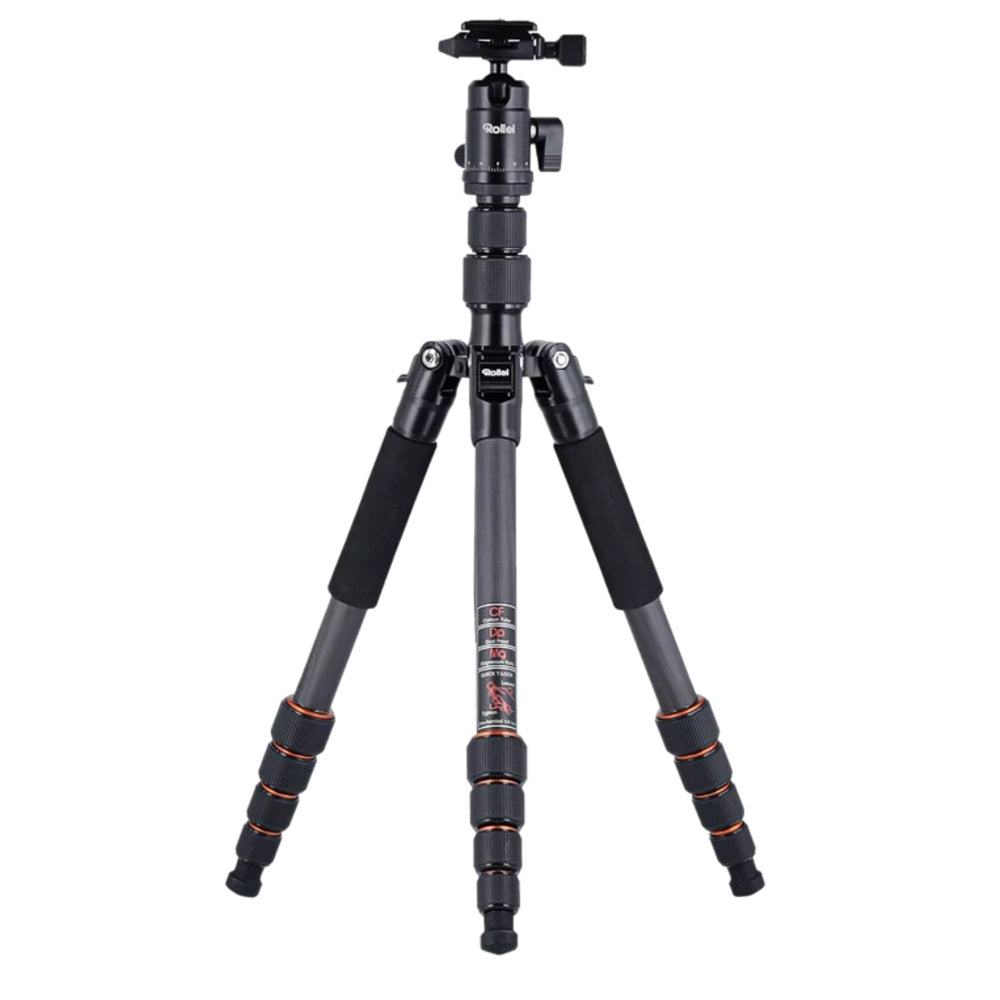 Rollei Compact Traveler No.1 Carbon Tripod Travel Tripod V2 - Black