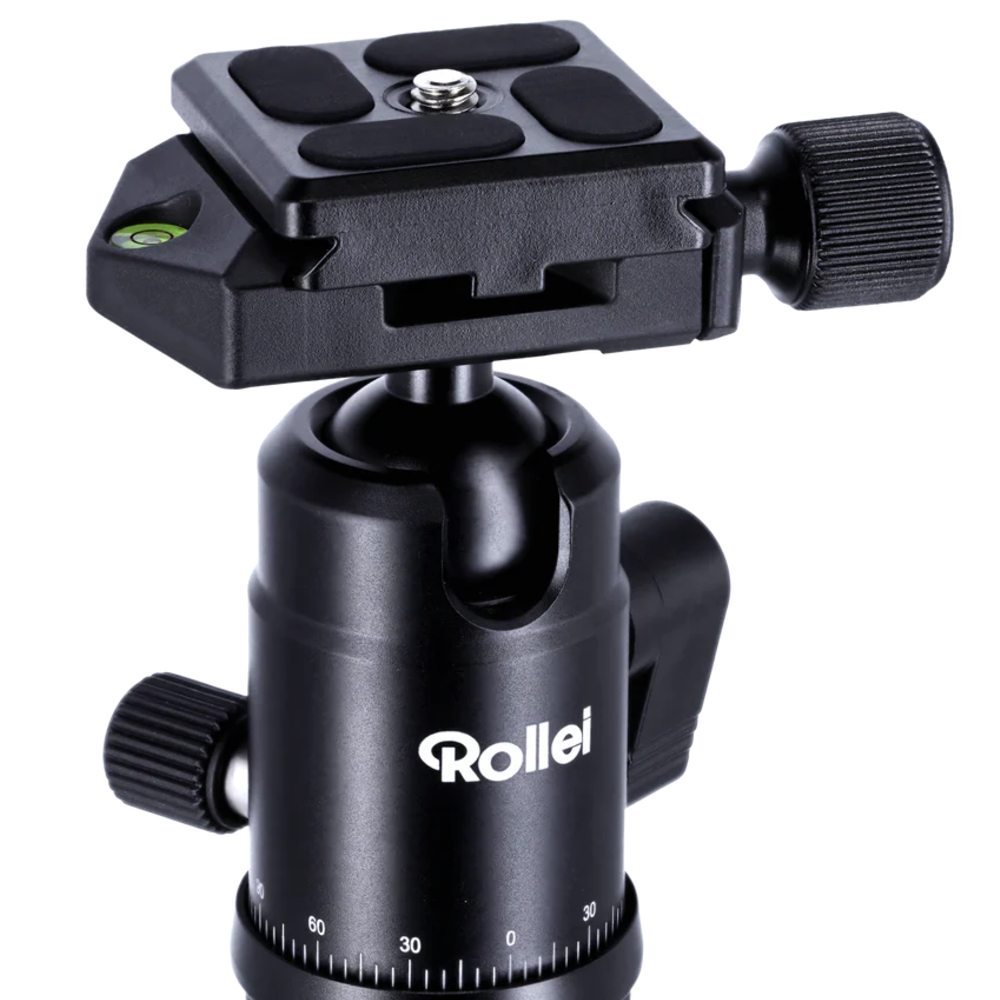 Rollei Compact Traveler No.1 Carbon Tripod Travel Tripod V2 - Black