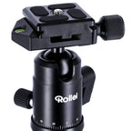 Rollei Compact Traveler No.1 Carbon Tripod Travel Tripod V2 - Black
