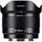7Artisans AF 25mm f/1.8 APS-C Fuji FX-attacco Nero
