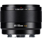 7Artisans AF 25mm f/1.8 APS-C Fuji FX-attacco Nero