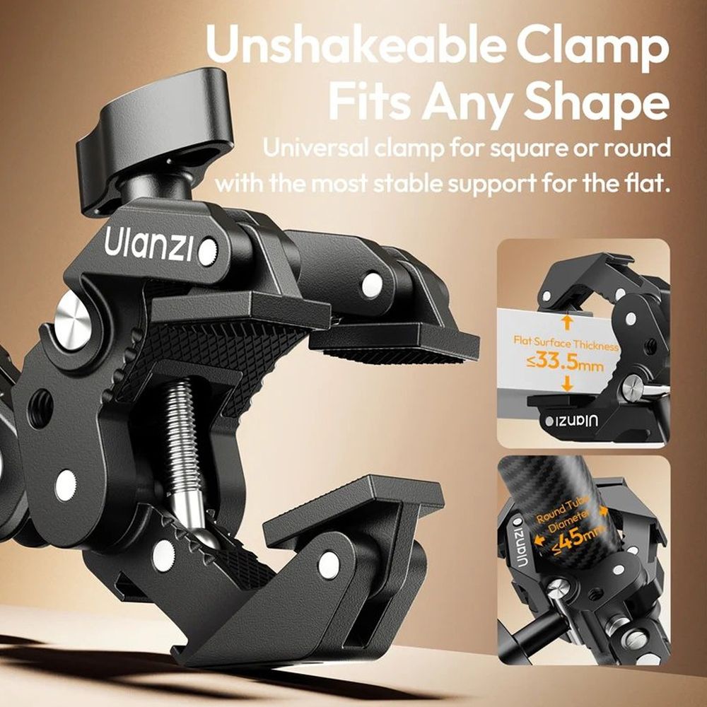 Kit pod Ulanzi CO78 Super Clamp (Super Clamp e Magic Arm con kit testa a doppia sfera)