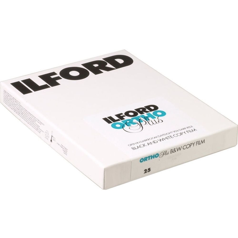 Pellicola Ilford Ortho Plus 8x10, 25 fogli