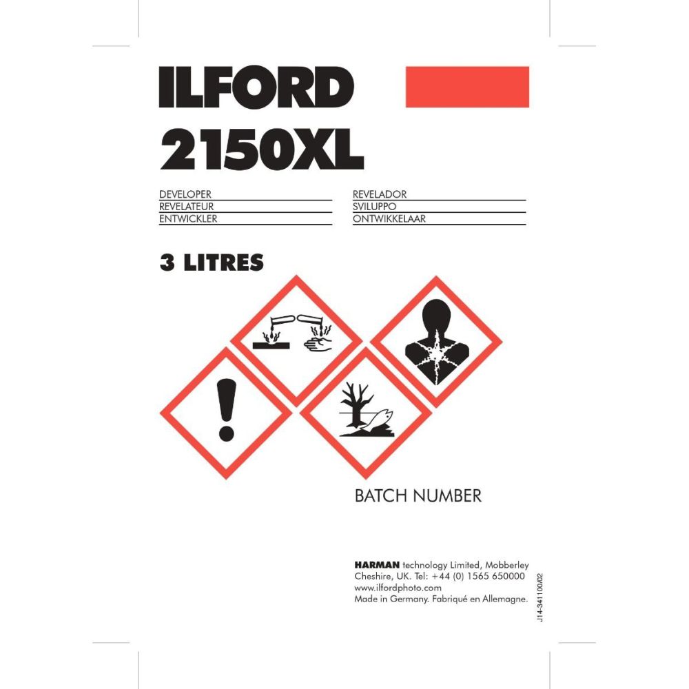 Kit Ilford Developer 2150 XL + Fix 3 + 3 litri