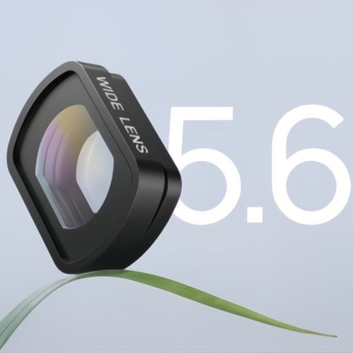 Telesin Obiettivo grandangolare 0.72x per DJI Osmo Pocket 3