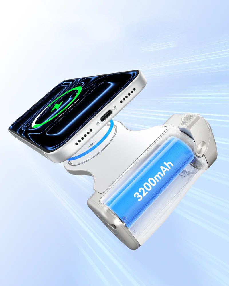 Telesin Master Grip per iPhone - Bianco