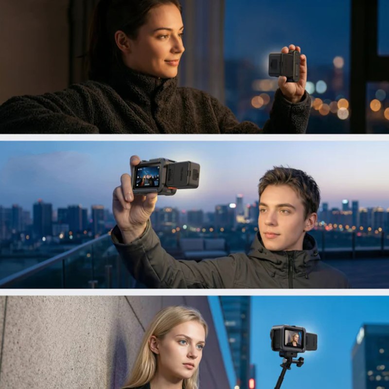 Telesin Mini Light Quick-Release - DJI Osmo Action 6 & Nano