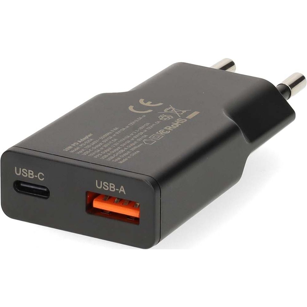 Nedis USB 20W/18W dual wall charger with Quick Charge 3.0 A