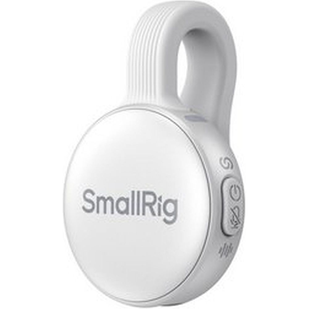 Microfono wireless SmallRig 5716 S70 con compatibilità multi-dispositivo, bianco