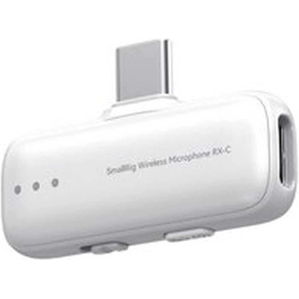 Microfono wireless SmallRig 5716 S70 con compatibilità multi-dispositivo, bianco
