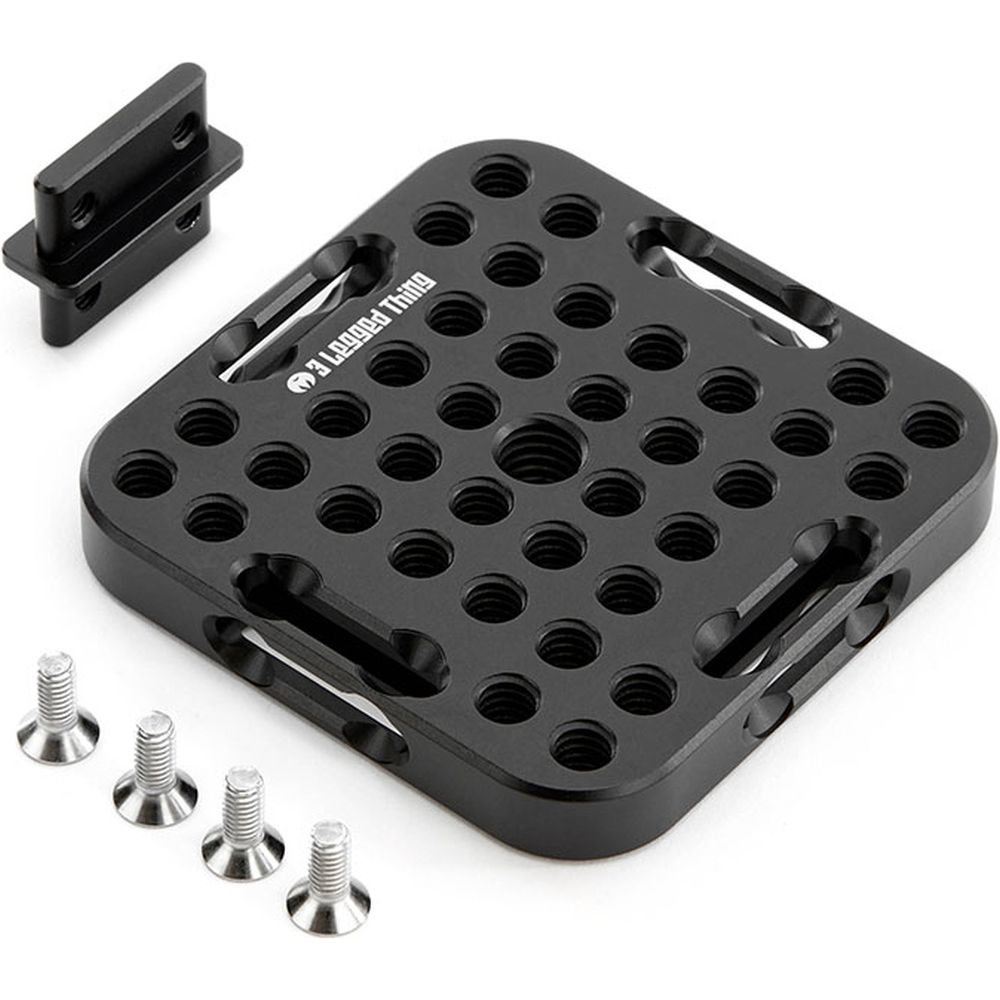 Piatto per formaggi 3 Legged Thing XPand 70x70mm nero