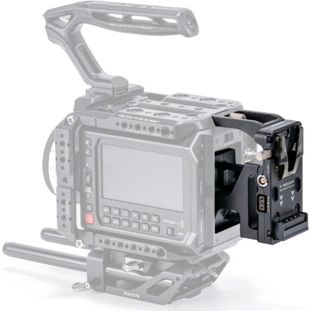 Piastra di fissaggio per batteria Tilta per Blackmagic PYXIS 6K - Attacco V-attacco