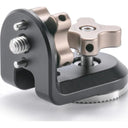 Adattatore a rosetta ad angolo retto Tilta da 1/4"-20 con perni di posizionamento - Nero