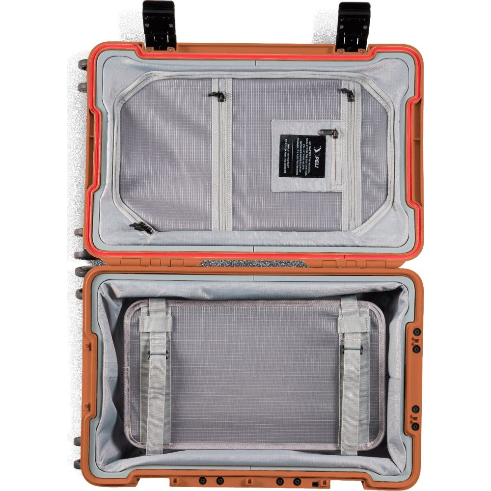 Peli ATX TRVL Valigia rigida da viaggio, colore Iron Clay.
