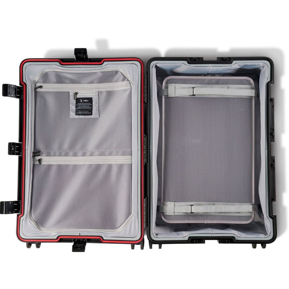 Peli ATX TRVL Valigia da viaggio rigida Large, nera, per stivaggio immediato