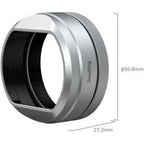 SmallRig 5849 Lens Hood for Fujifilm X100VI / X100V, silver