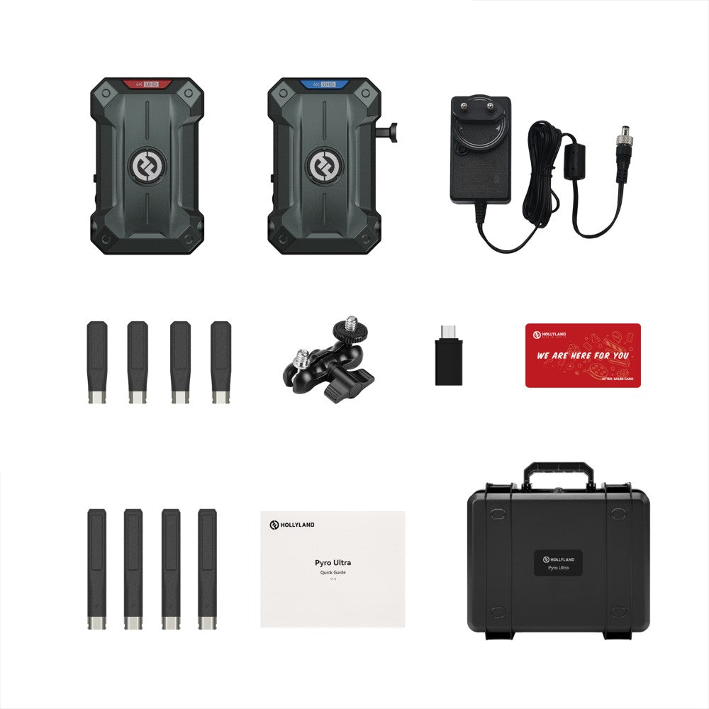 Hollyland Pyro Ultra Transmitter + 2x Receiver