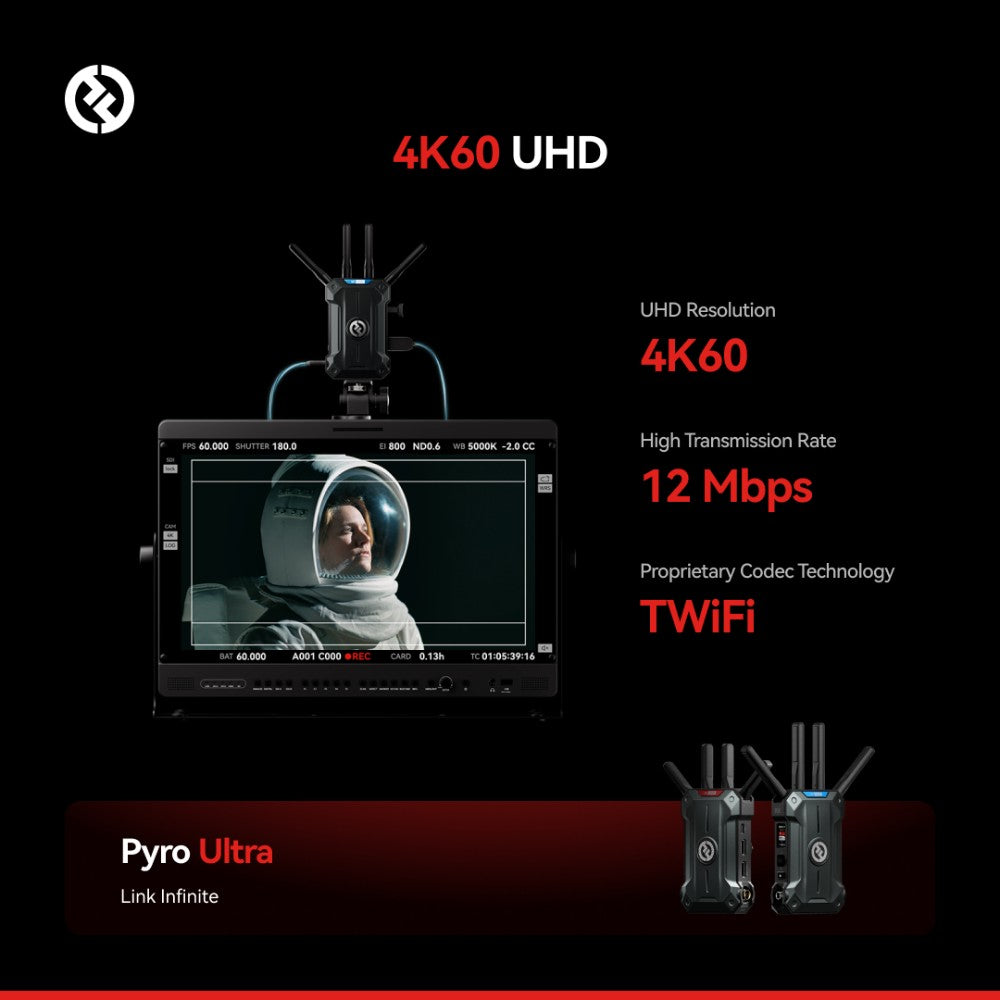 Hollyland Pyro Ultra Transmitter + 2x Receiver