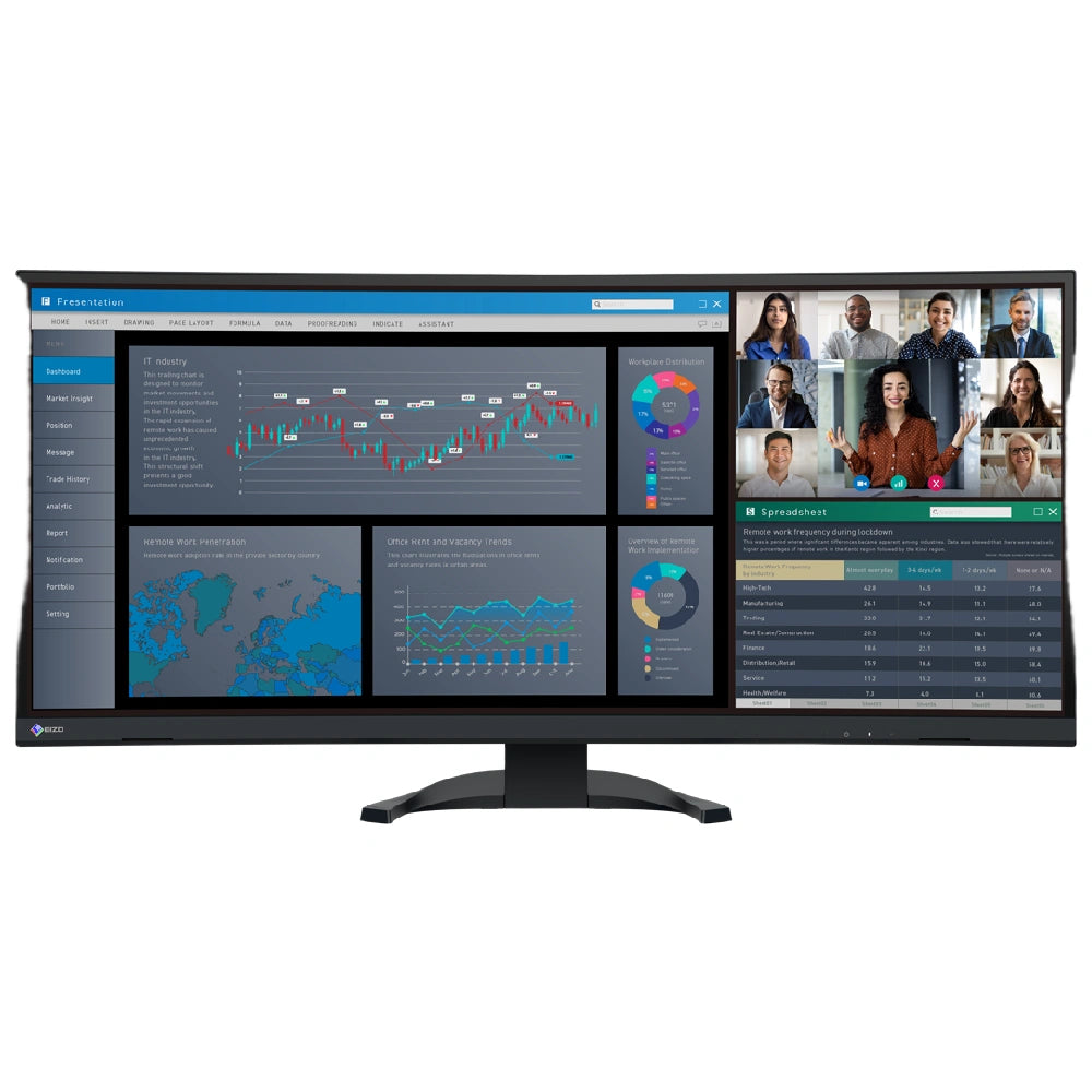 EIZO EV3851X-BK 37,5" FlexScan Monitor - Nero