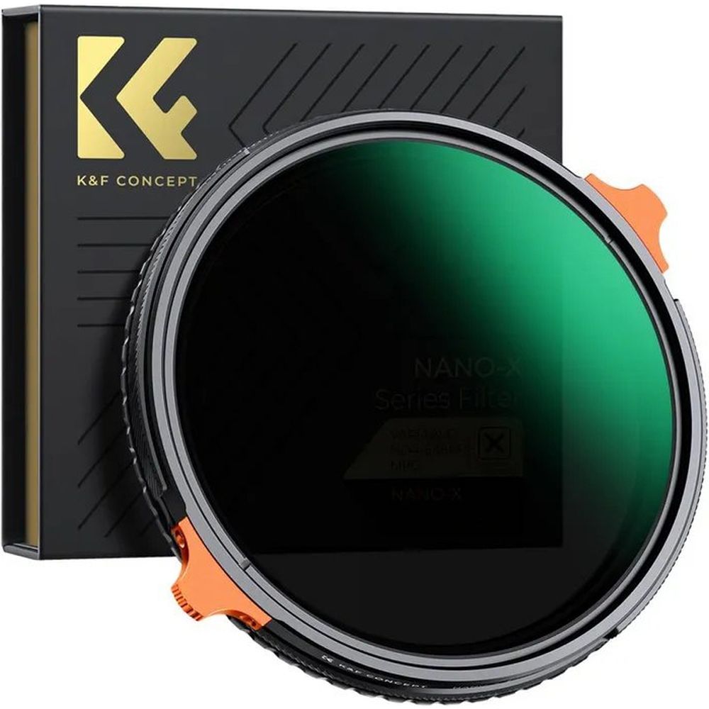K&F Concept Variable CLP 2 in 1 Filter ND4-64 - 82mm