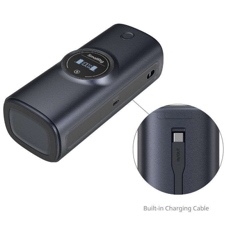SmallRig 5108 Power Bank Caricabatterie Custodia Kit per Canon LP-E6P / LP-E6NH Fotocamera Batteries