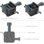 Kit di montaggio batteria SmallRig 5690 V-Attacco per piastra Arca-Swiss / slitta NATO