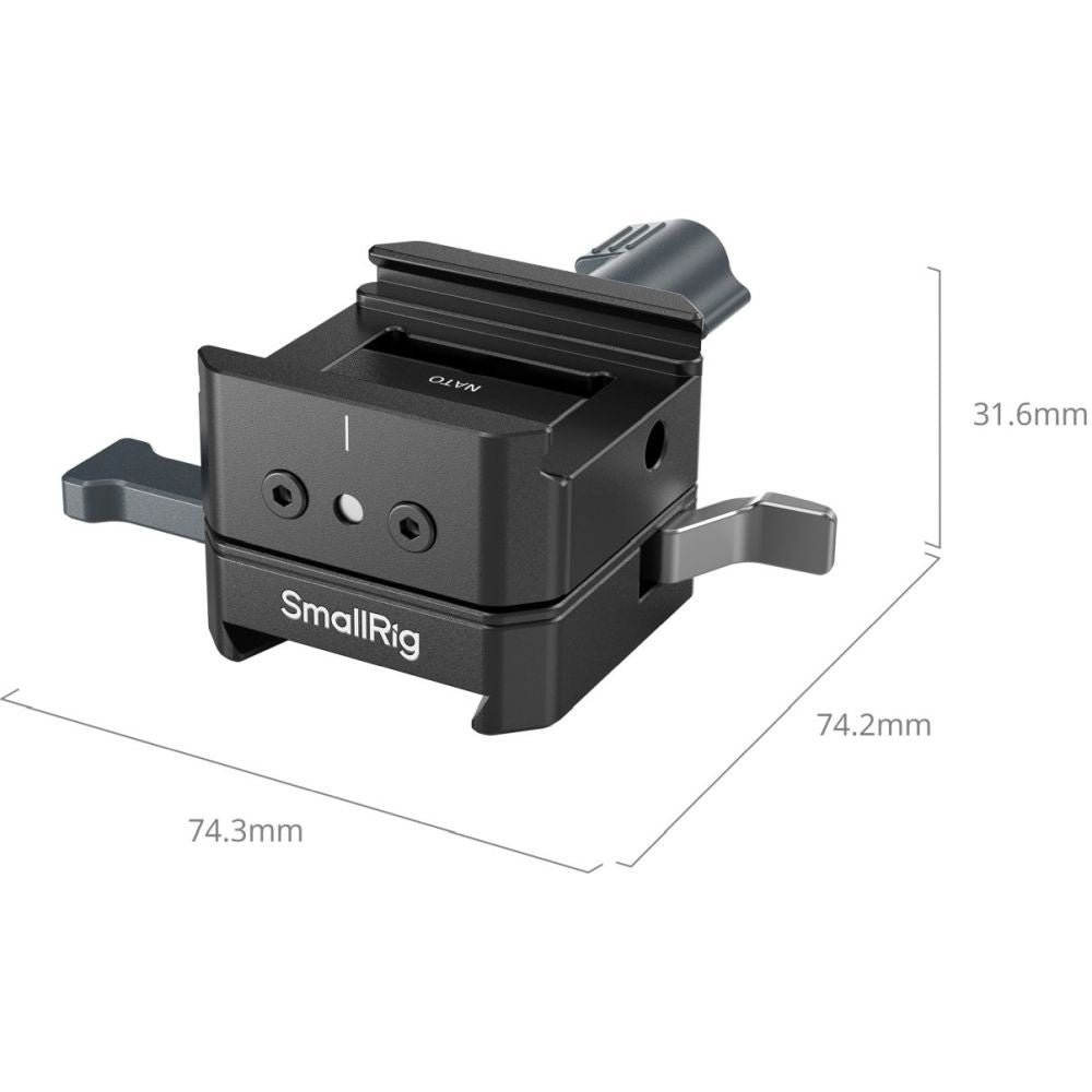 Kit di montaggio batteria SmallRig 5690 V-Attacco per piastra Arca-Swiss / slitta NATO