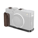 SmallRig L-Shaped Attacco Piastra con Wooden Handle per Fujifilm X-E5 Ebony Nero 6236