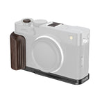 SmallRig L-Shaped Attacco Piastra con Wooden Handle per Fujifilm X-E5 Ebony Nero 6236
