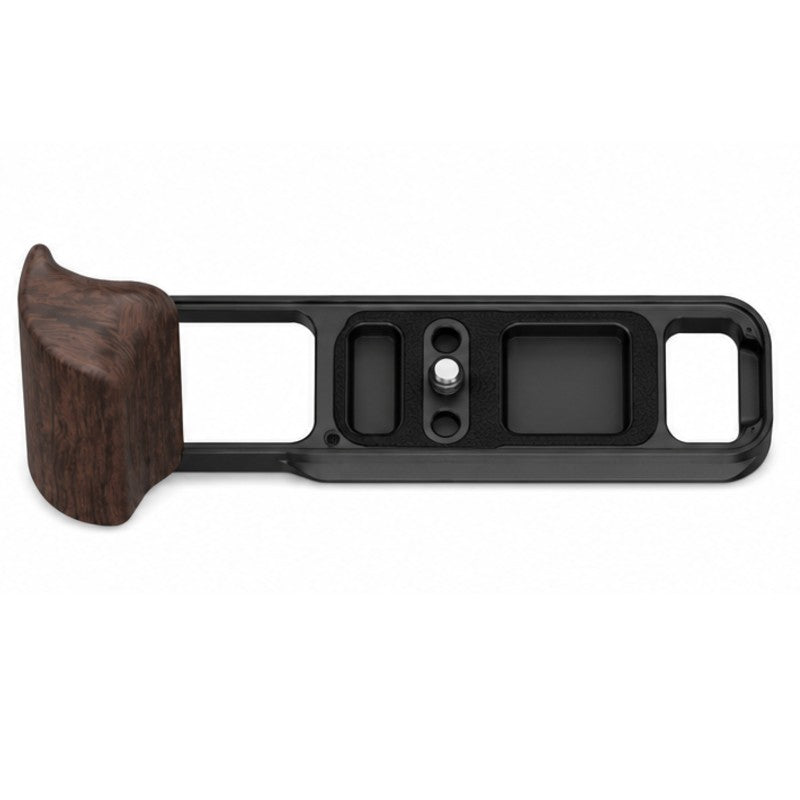 SmallRig L-Shaped Attacco Piastra con Wooden Handle per Fujifilm X-E5 Ebony Nero 6236