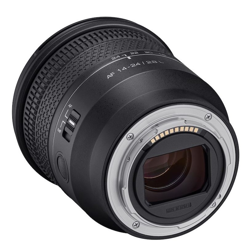 Samyang AF 14-24mm f/2.8 L-Attacco