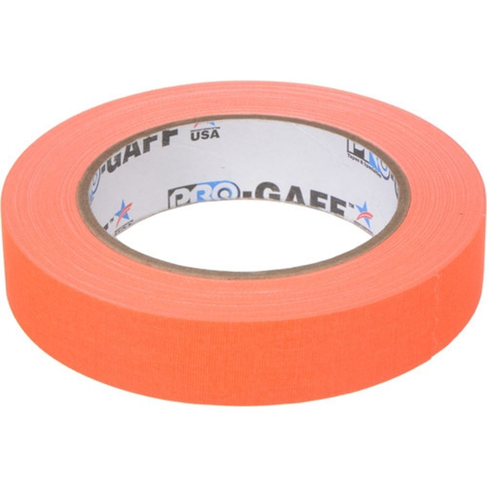 Pro Tapes Pro Gaff 24mm x 22.8m Cloth Tape Fluorescent Orange