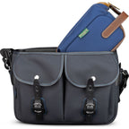 Billingham Capsule 1 Navy Fibrenyte/Cioccolato