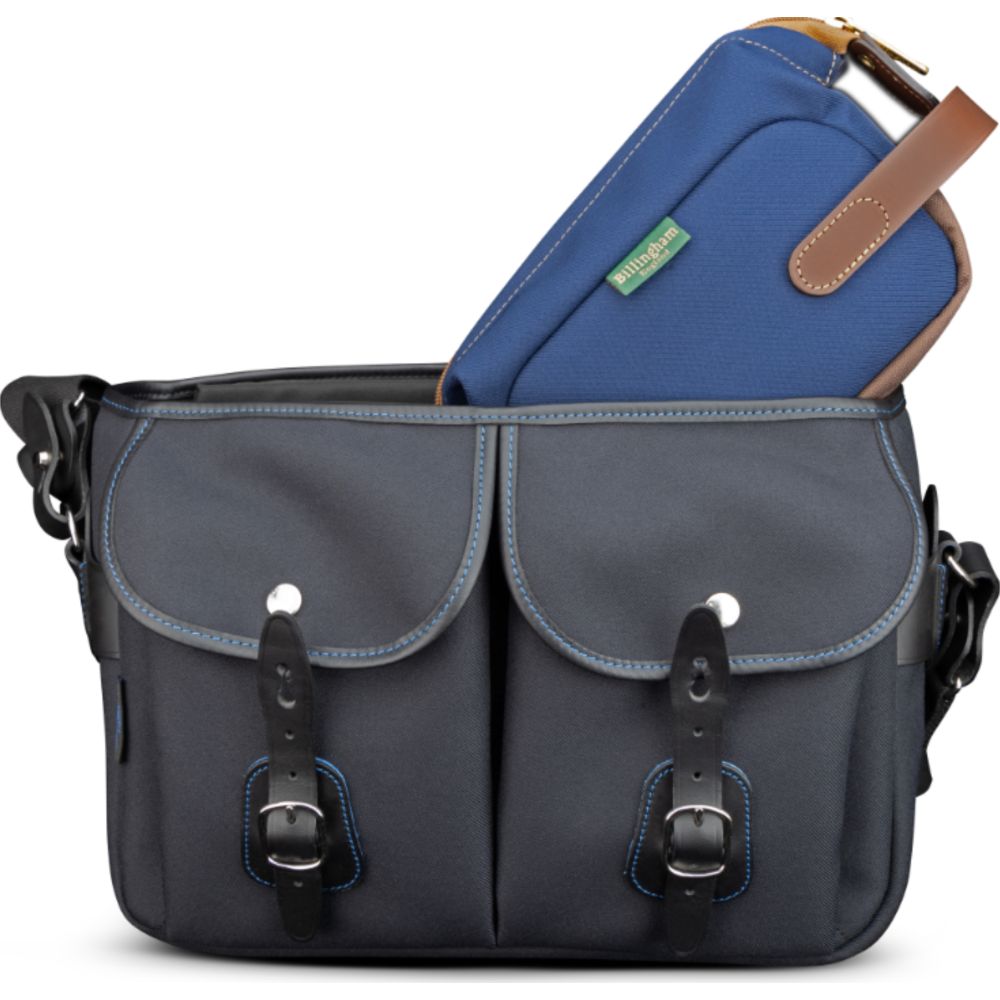 Billingham Capsule 1 Navy Fibrenyte/Cioccolato