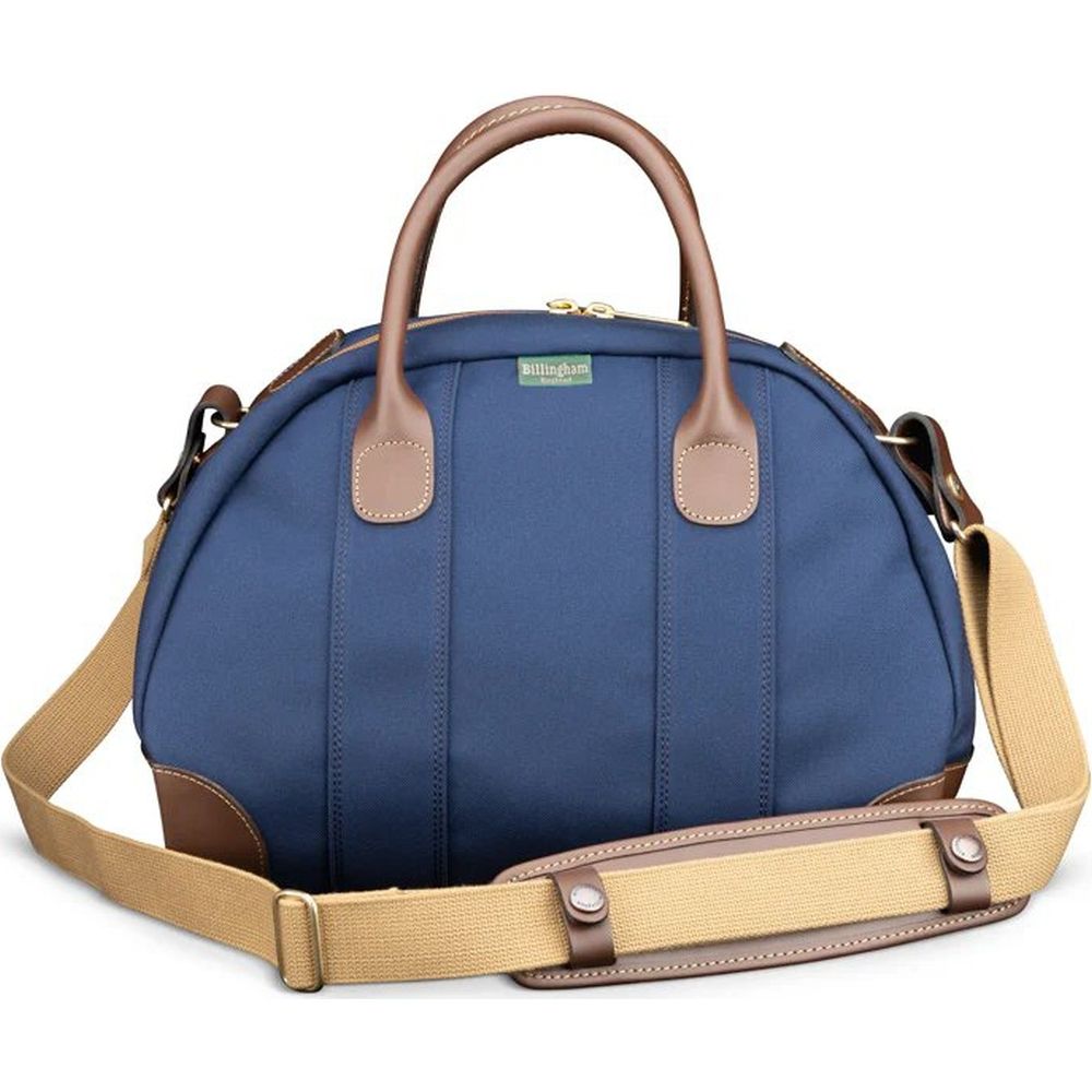 Billingham Overnighter Navy Fibrenyte/Cioccolato