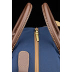 Billingham Overnighter Navy Fibrenyte/Cioccolato