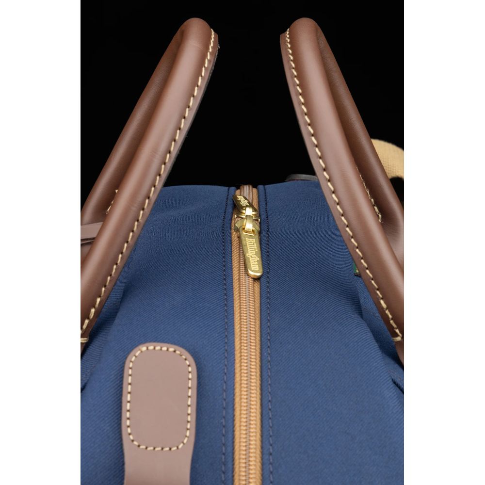 Billingham Overnighter Navy Fibrenyte/Cioccolato