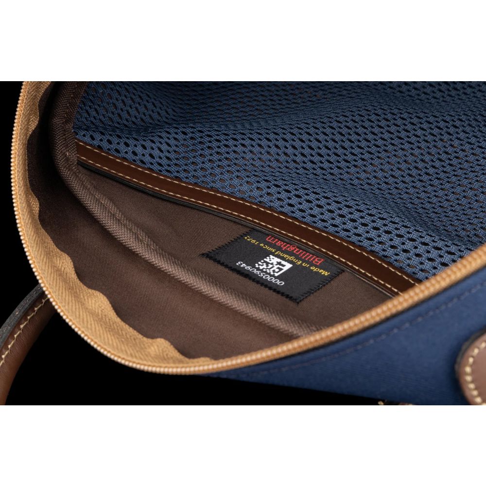 Billingham Overnighter Navy Fibrenyte/Cioccolato