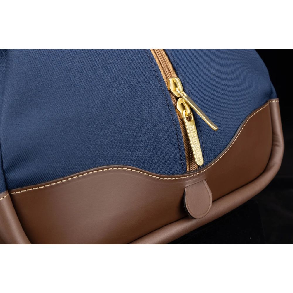 Billingham Overnighter Navy Fibrenyte/Cioccolato