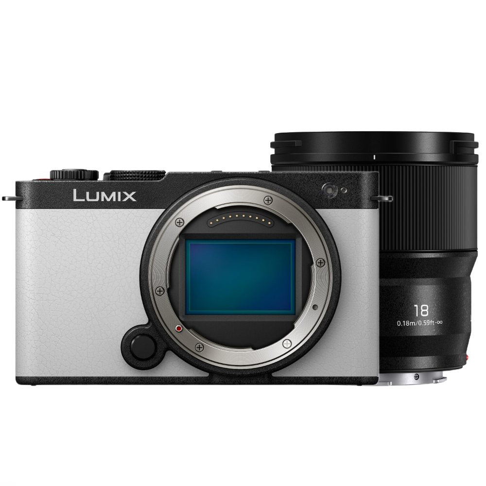 Panasonic Lumix S9 Body Smokey White + Lumix S 18mm f/1.8