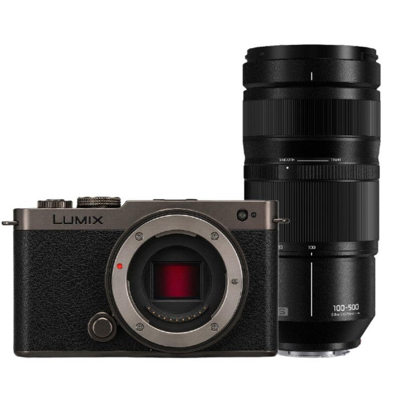 Panasonic Lumix S9 Corpo nero titanio + Lumix S 100-500mm f/5-7.1
