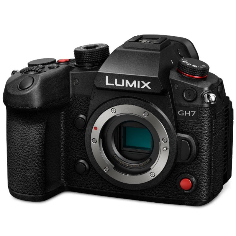 Panasonic Lumix DC-GH7 + Lumix DMW-DMS1E Microfono shotgun digitale