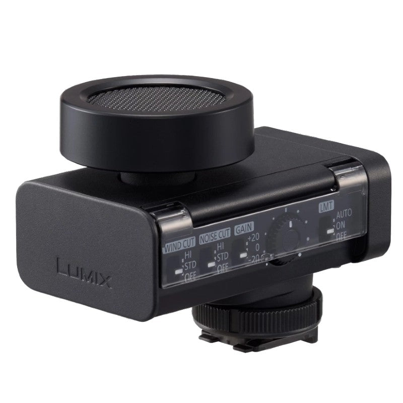 Panasonic Lumix DC-GH7 + Lumix DMW-DMS1E Microfono shotgun digitale