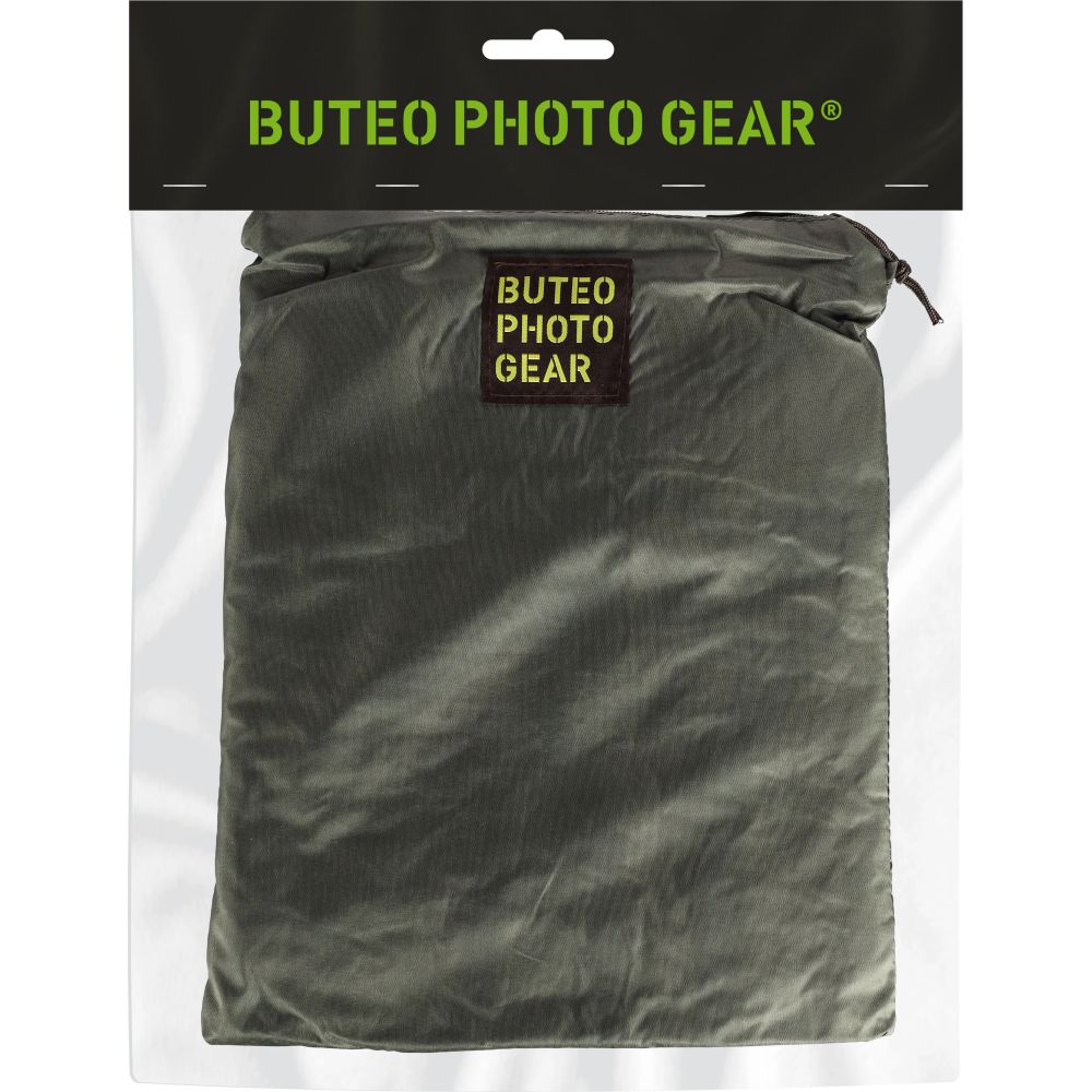 Rete mimetica Buteo Photo Gear 3D con foglie, mimetica forestale verde, 1,5x3 m