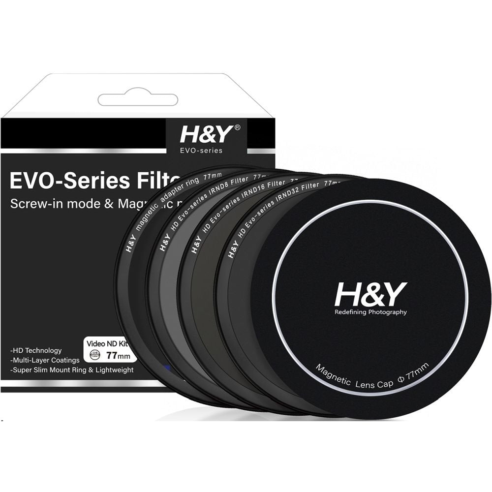Kit di filtri video ND H&Y HD EVO da 77mm