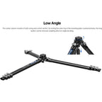 Leofoto AZ-204C+LH-25R Azure series Ultra Compact tripod, half silver