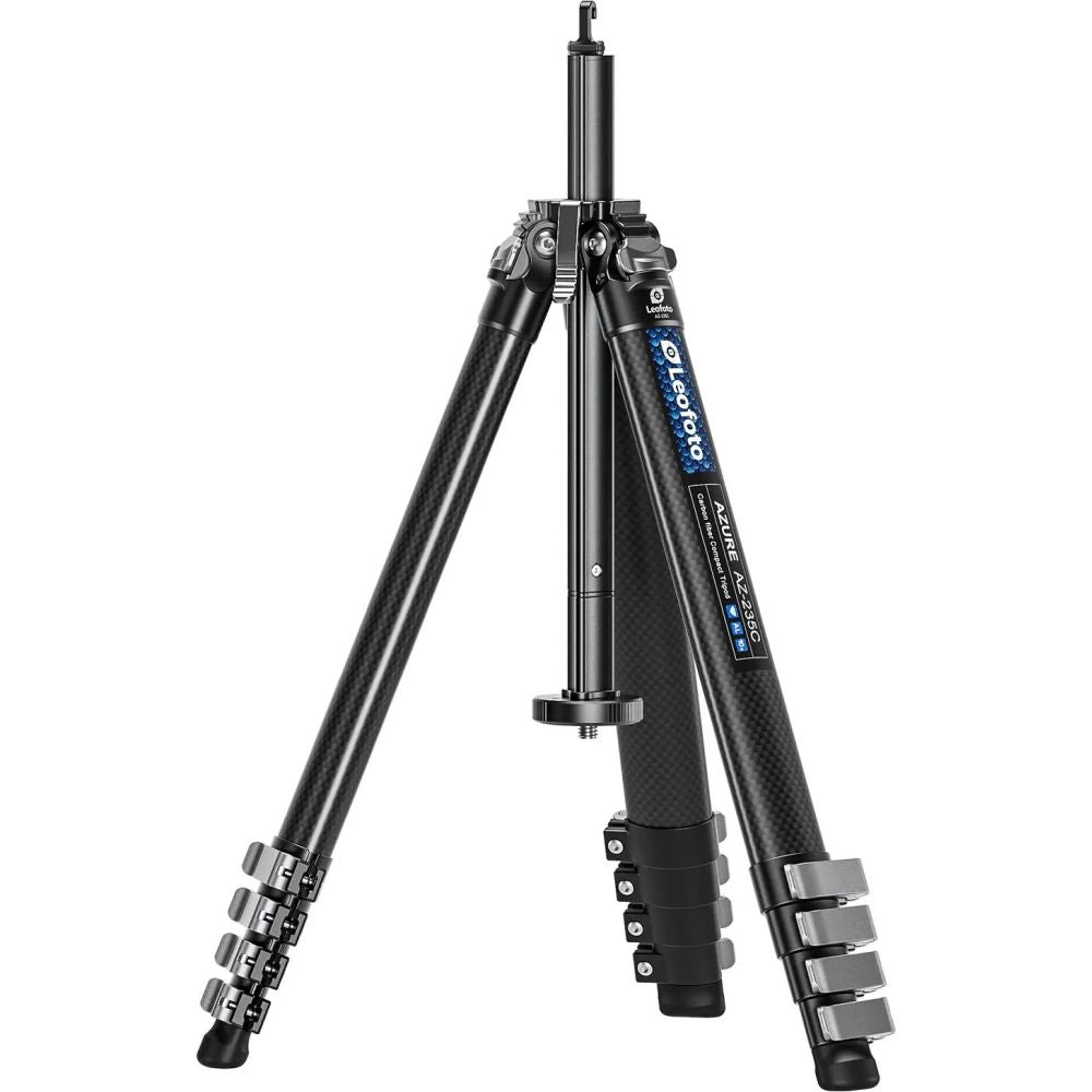 Leofoto AZ-235C+LH-30R Treppiede ultracompatto serie Azure, metà argento