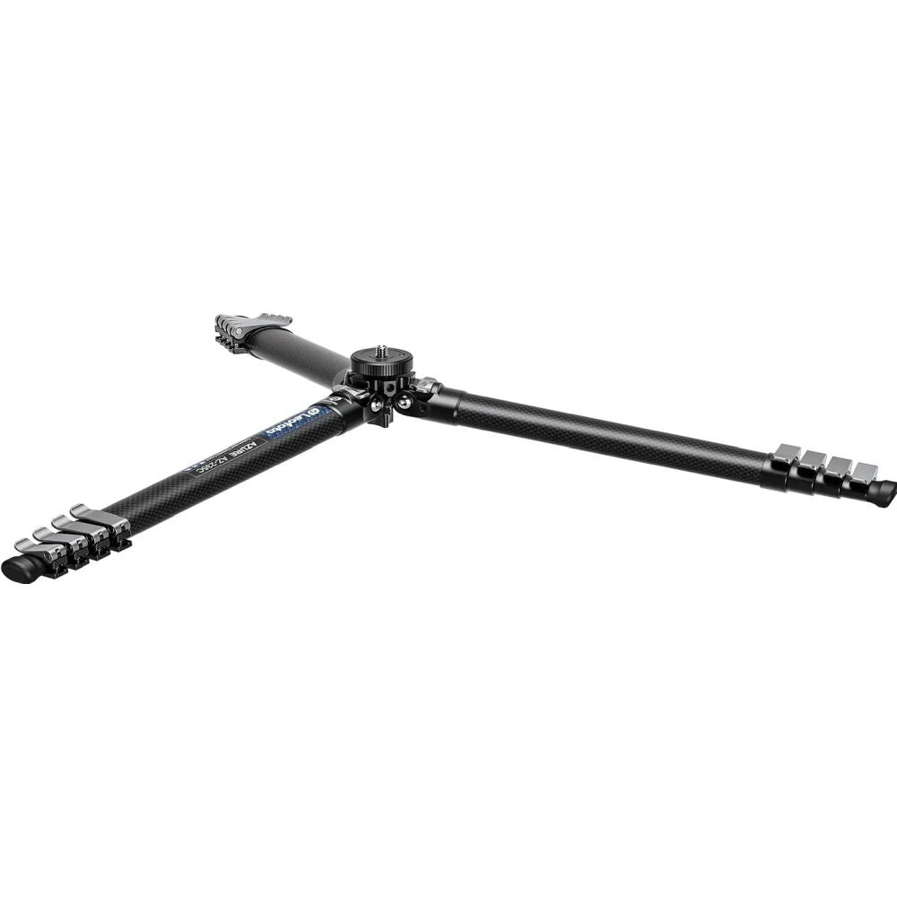 Leofoto AZ-235C+LH-30R Treppiede ultracompatto serie Azure, metà argento