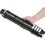 Leofoto AZ-235C+LH-30R Treppiede ultracompatto serie Azure, metà argento